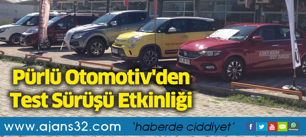 Pürlü Otomotiv'den Test Sürüşü Etkinliği