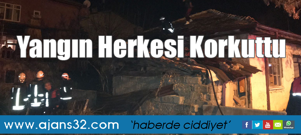 Yangın Herkesi Korkuttu