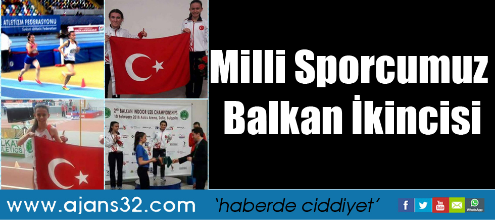 Milli Sporcumuz Balkan İkincisi