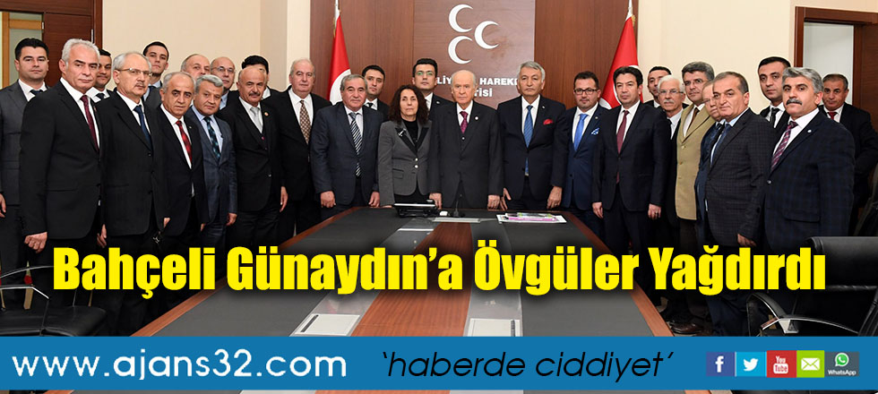 Bahçeli Günaydın’a Övgüler Yağdırdı