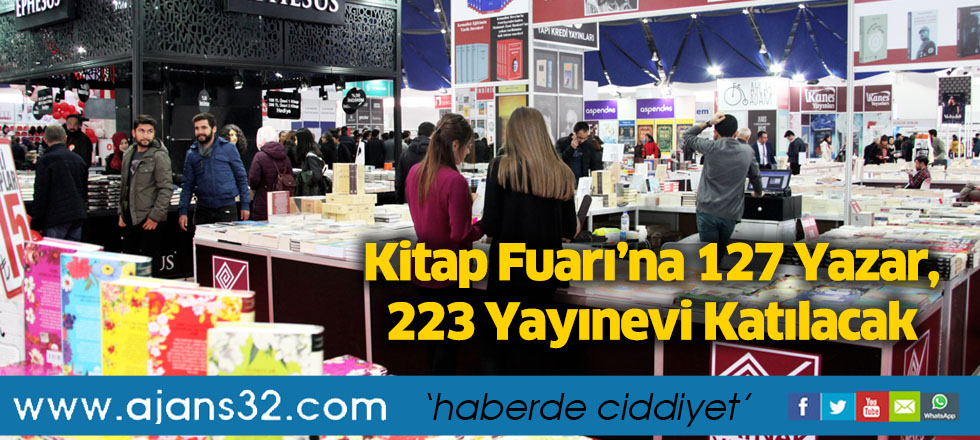 Kitap Fuarı’na 127 Yazar, 223 Yayınevi Katılacak