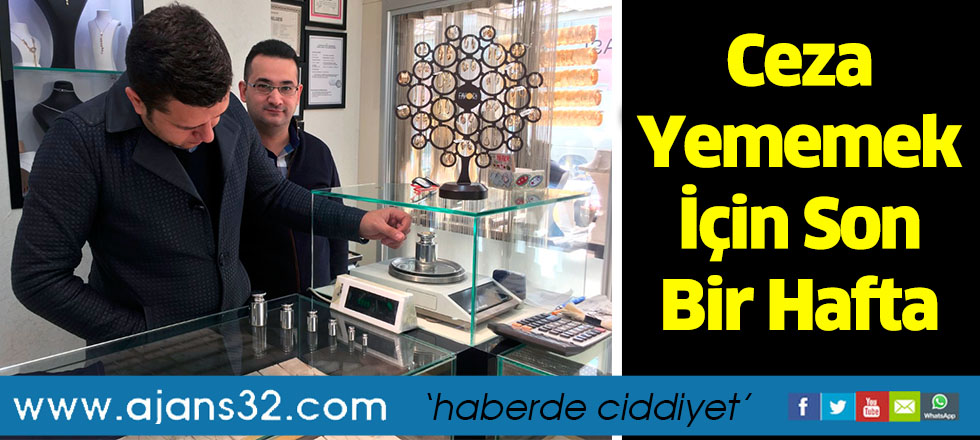 Ceza Yememek İçin Son Bir Hafta