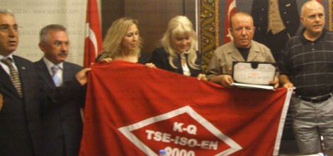 Isparta Valiliğine TS EN ISO 9000 Belgesi