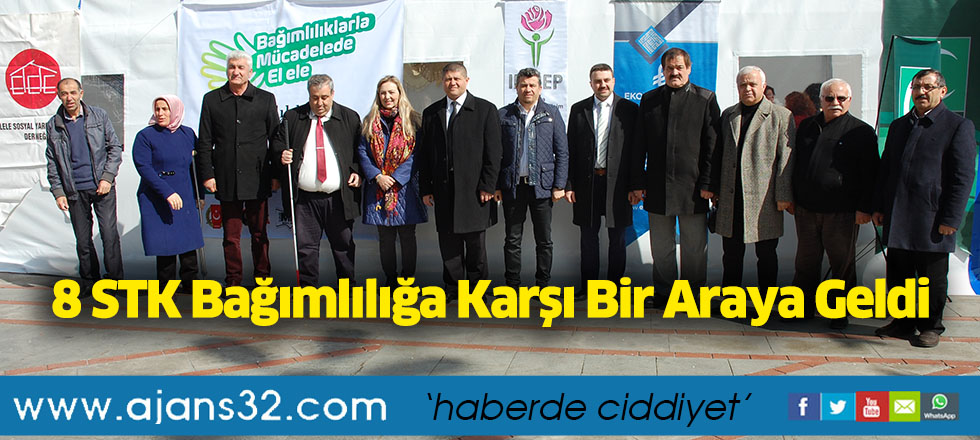 8 STK Bağımlılığa Karşı Bir Araya Geldi