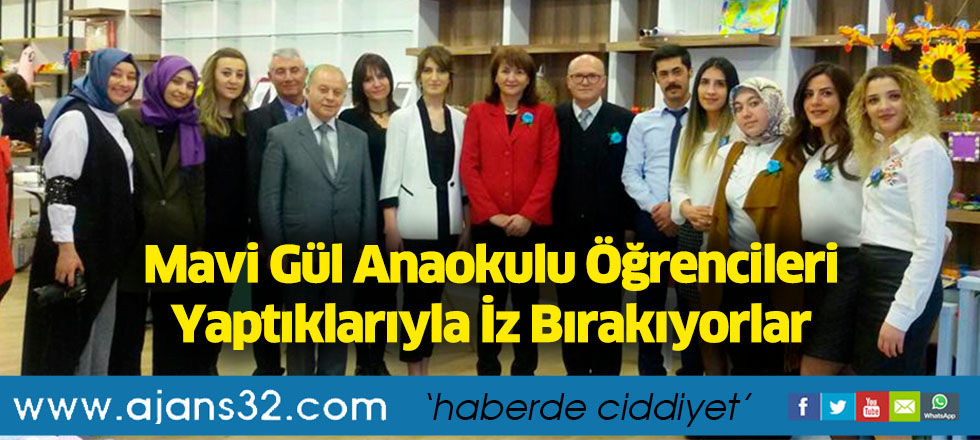 Mavi Gül Anaokulu Öğrencileri Yaptıklarıyla İz Bırakıyorlar
