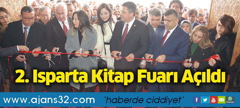 2. Isparta Kitap Fuarı Açıldı
