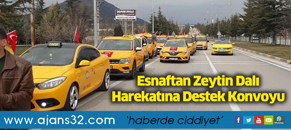 Esnaftan Zeytin Dalı Harekatına Destek Konvoyu