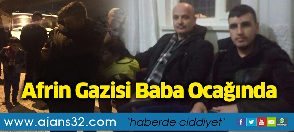 Afrin Gazisi Baba Ocağında