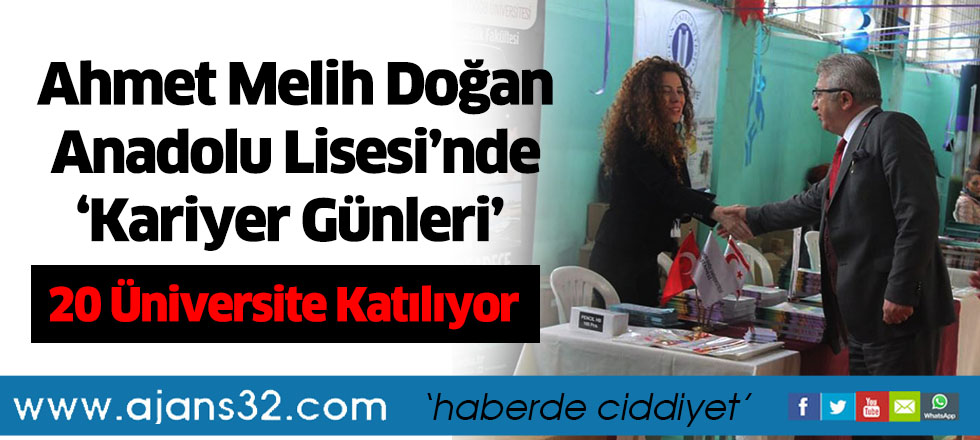Ahmet Melih Doğan Anadolu Lisesi’nde ‘Kariyer Günleri’