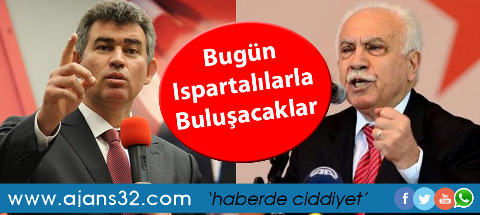 Perinçek ve Feyzioğlu Bugün Isparta'da
