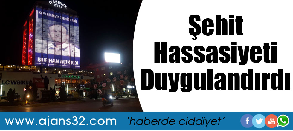 Şehit Hassasiyeti Duygulandırdı