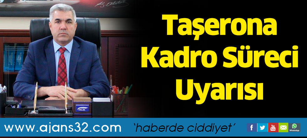 Taşerona Kadro Süreci Uyarısı