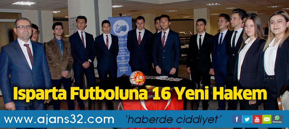 Isparta Futboluna 16 Yeni Hakem