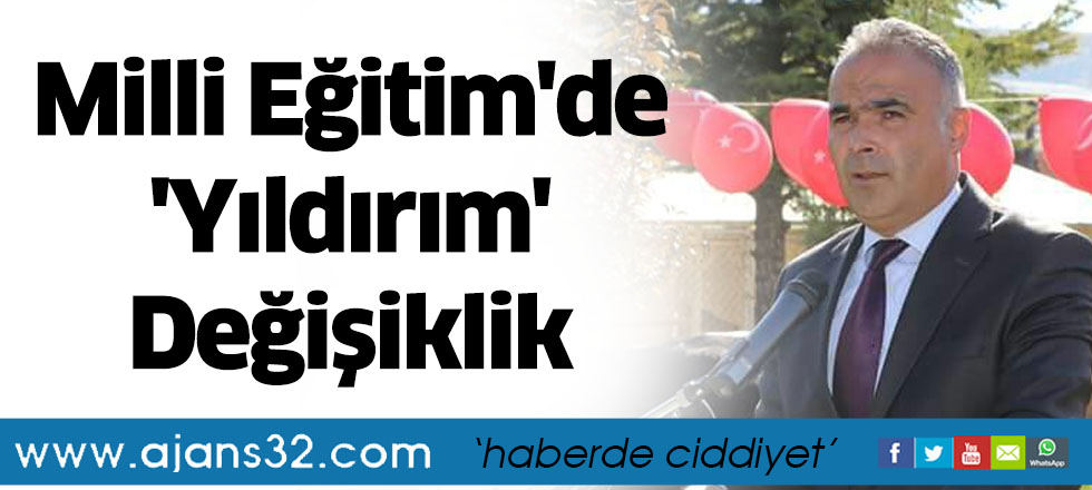 Milli Eğitim'de 'Yıldırım' Değişiklik