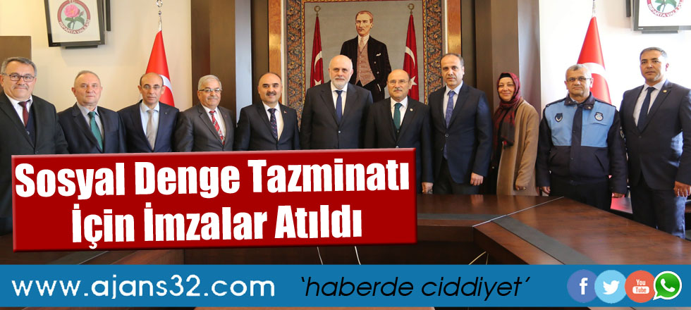 Sosyal Denge Tazminatı İçin İmzalar Atıldı
