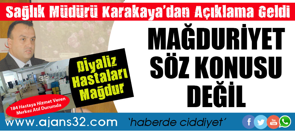 Sağlık Müdürlüğü 'Mağduriyet Yok' Dedi