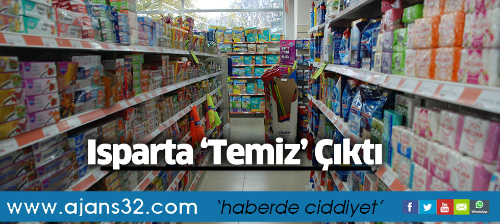 Isparta ‘Temiz’ Çıktı