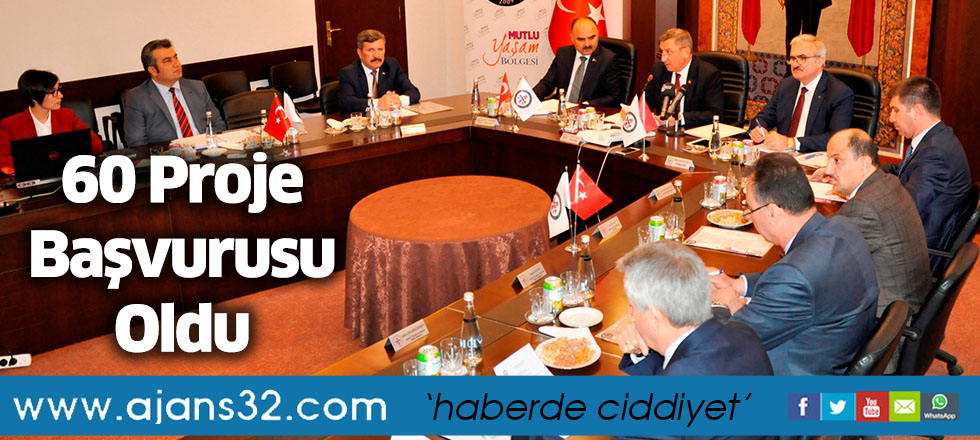 60 Proje Başvurusu Oldu