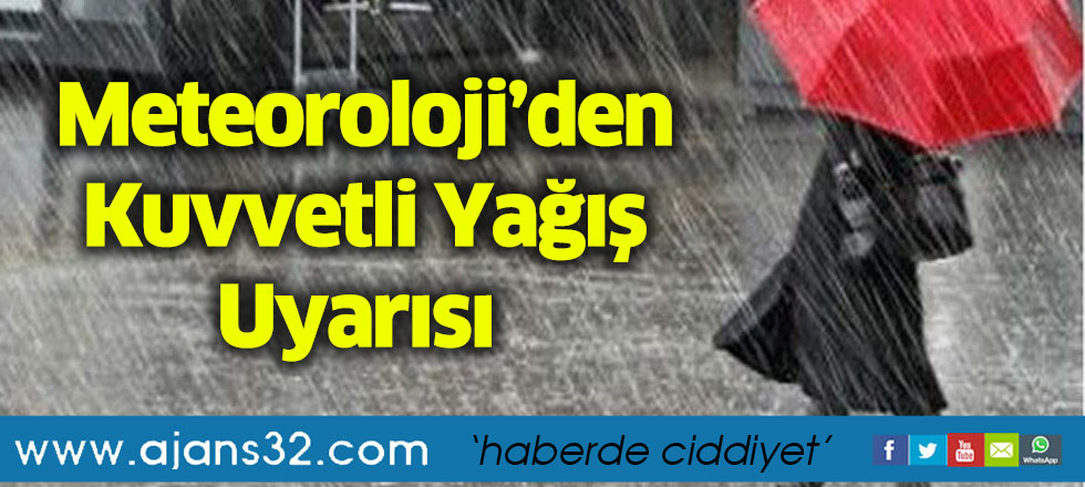 Kuvvetli Yağış Uyarısı!