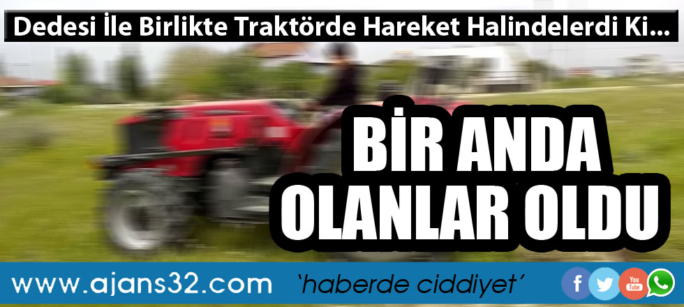 Son Nefesini Traktörün Üzerinde Verdi!