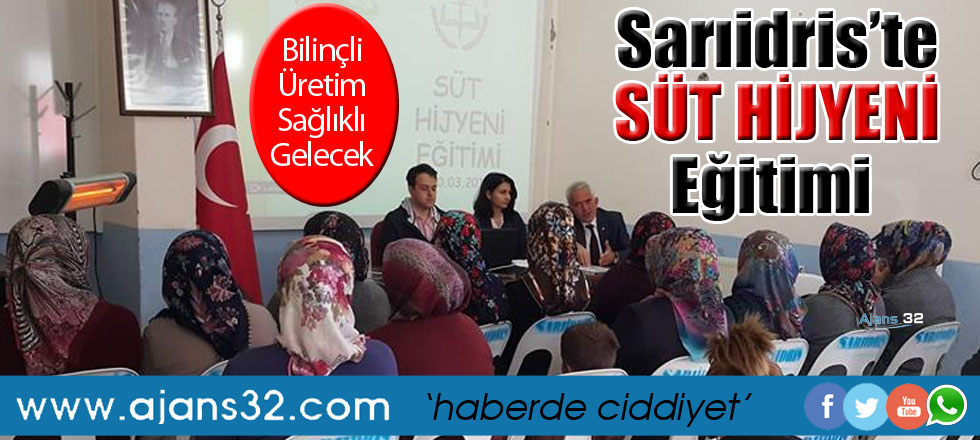 Sarıidris'te Süt Hüjyeni Eğitimi