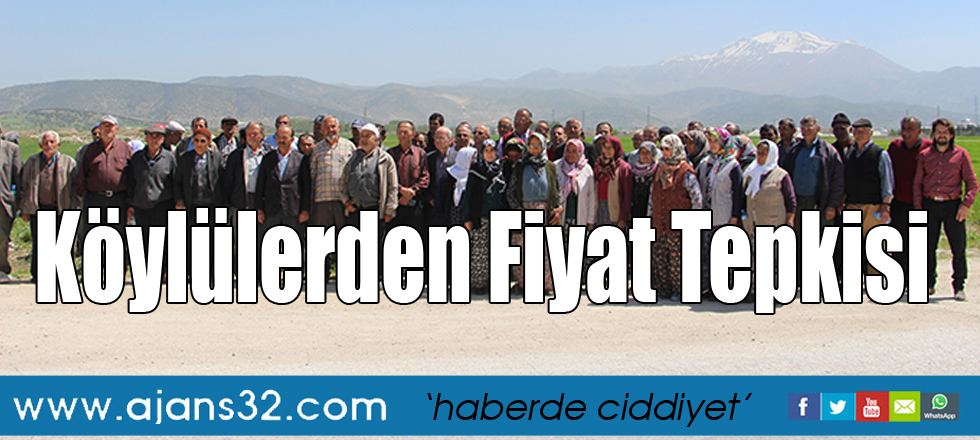 Köylülerden Fiyat Tepkisi