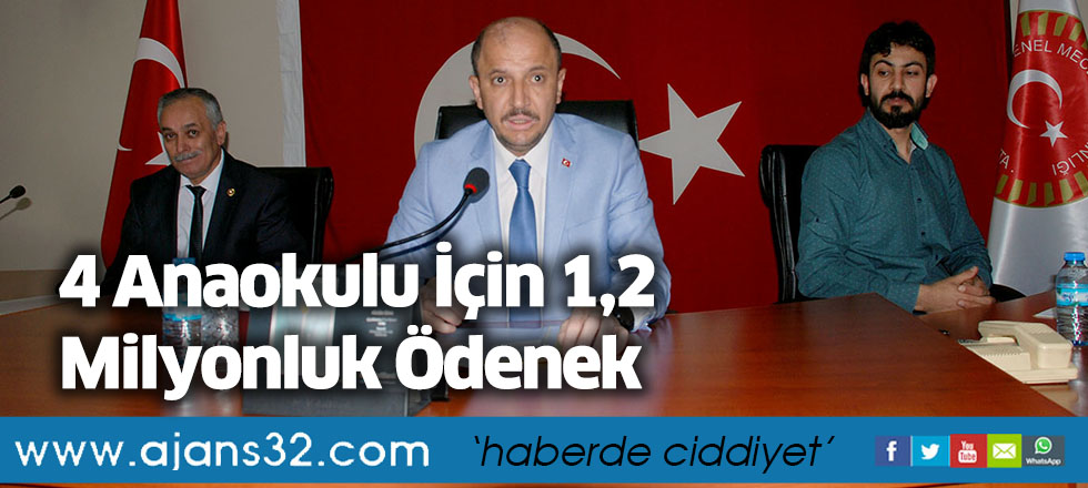 4 Anaokulu İçin 1,2 Milyonluk Ödenek