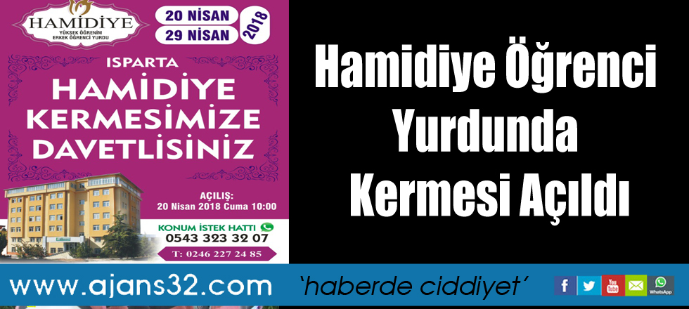 Hamidiye Öğrenci Yurdundan Kermesi Açıldı