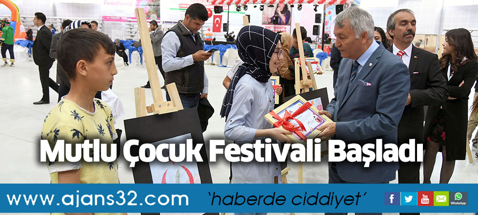 Mutlu Çocuk Festivali Başladı