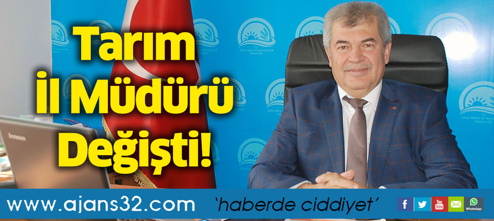 Tarım İl Müdürü Değişti!