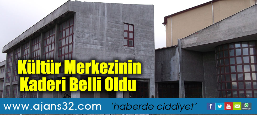 Kültür Merkezinin Kaderi Belli Oldu