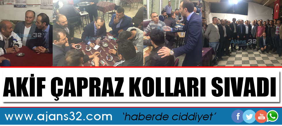 Akif Çapraz Kolları Sıvadı