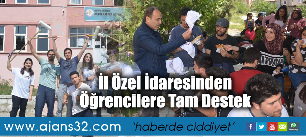 İl Özel İdaresinden Öğrencilere Tam Destek