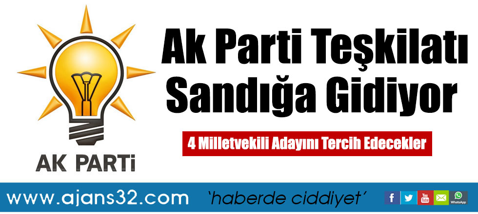 Ak Parti Teşkilatı Sandığa Gidiyor