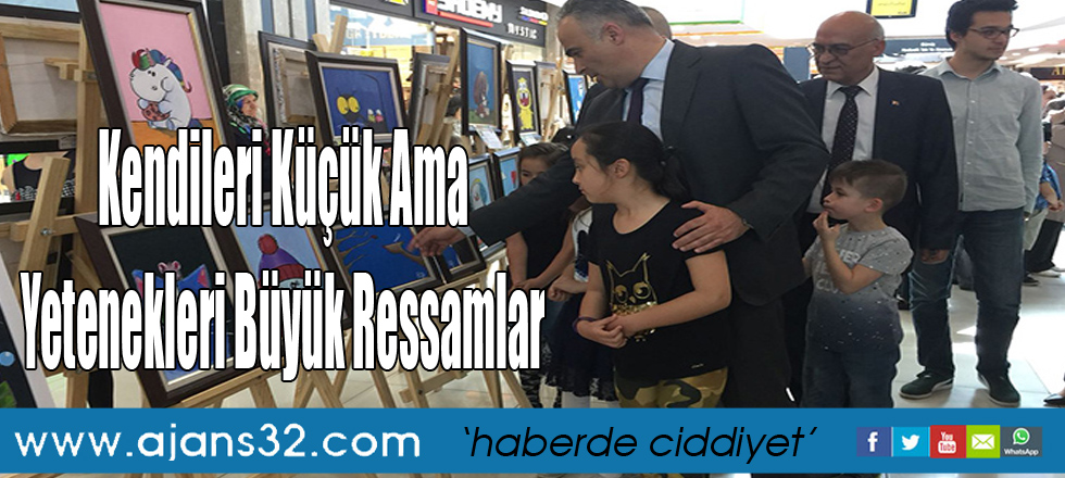 Kendileri Küçük Ama Yetenekleri Büyük Ressamlar