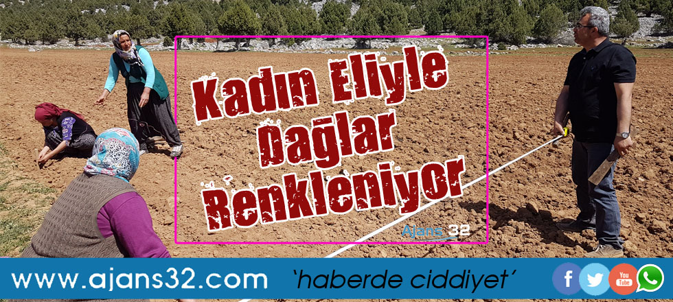 Kadın Eliyle Dağlar Renkleniyor