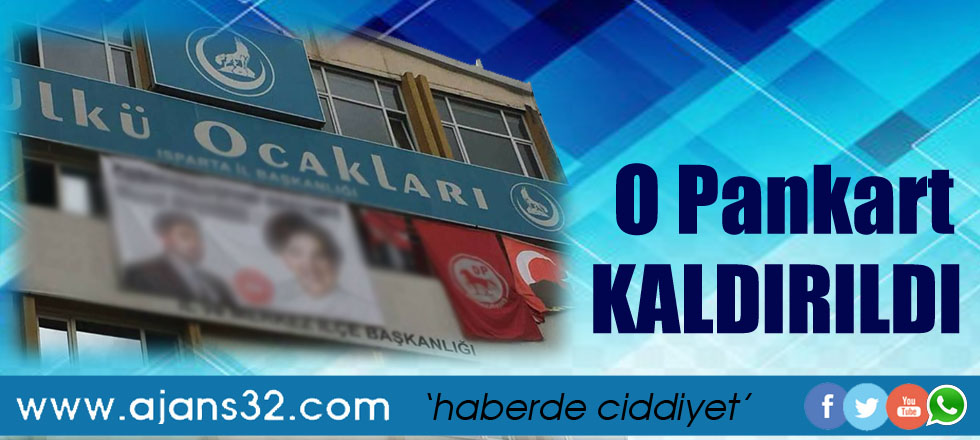 O Pankart Kaldırıldı