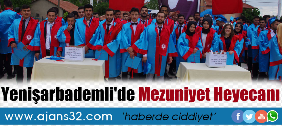 Yenişarbademli'de Mezuniyet Heyecanı