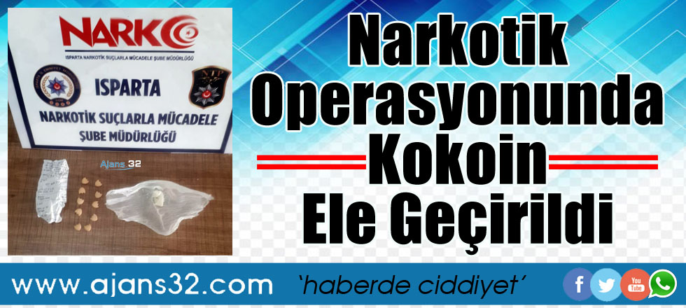 Narkotik Operasyonunda Kokoin Ele Geçirildi