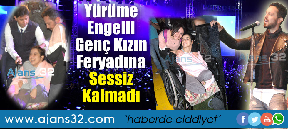 Murat Boz'dan Yürüme Engelli Genç Kıza Jest