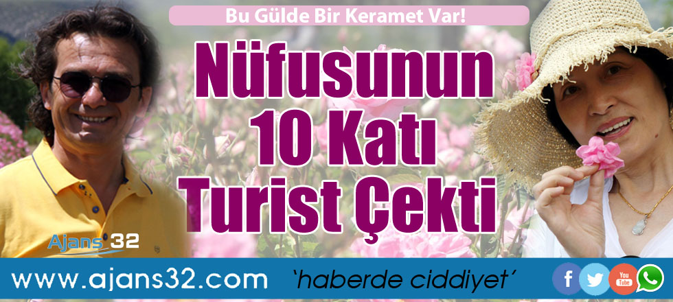 Nüfusunun 10 Katı Turist Çekti