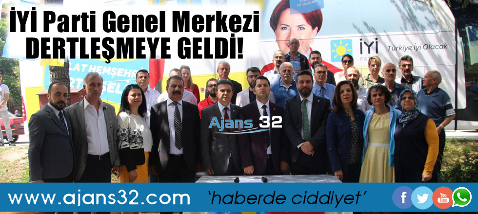 İYİ Parti Genel Merkezi Dertleşmeye Geldi