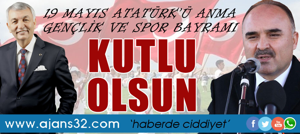 Vali Günaydın ve Başkan Günaydın'dan 19 Mayıs Mesajı