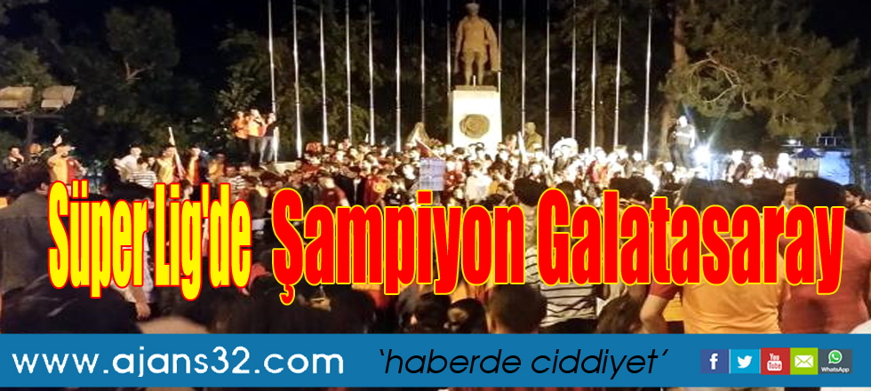 Süper Lig'de Şampiyon Galatasaray