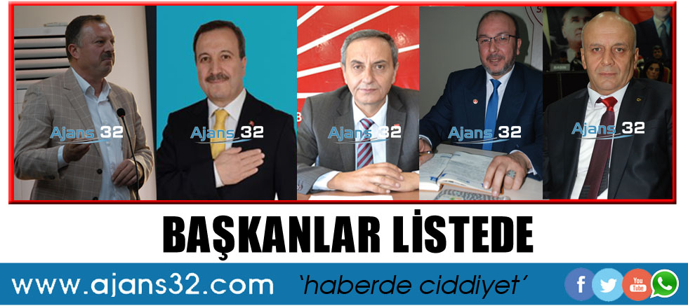 Başkanlar Listede