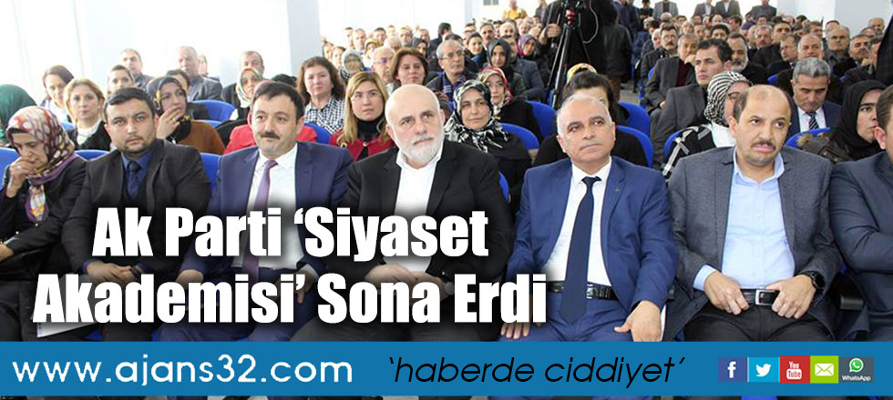 Ak Parti ‘Siyaset Akademisi’ Sona Erdi