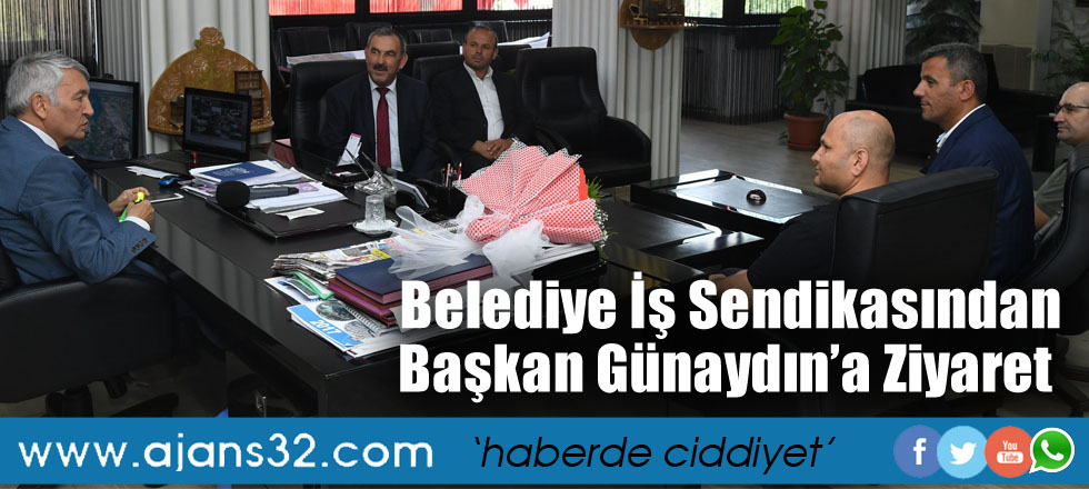 Belediye İş Sendikasından Başkan Günaydın’a ziyaret