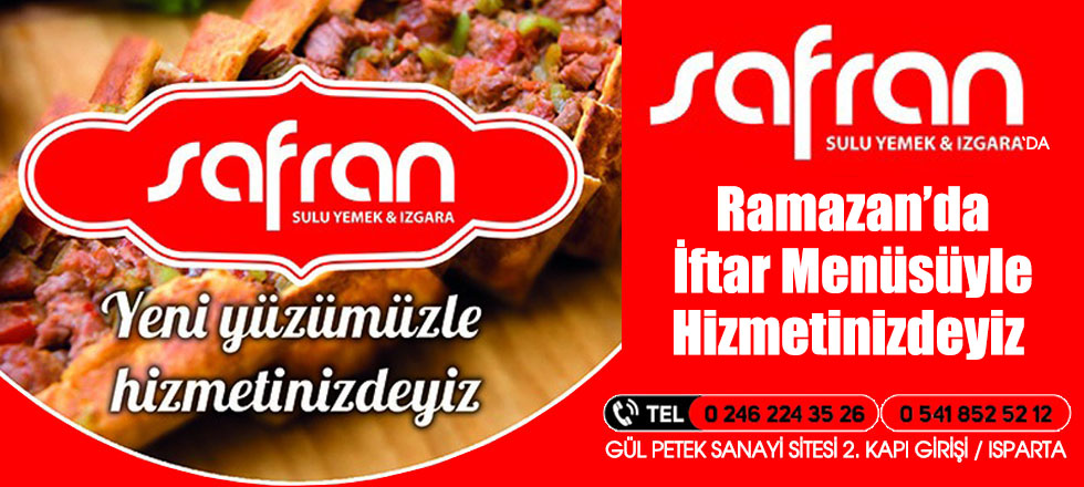Safran'da İftar Menüsü!