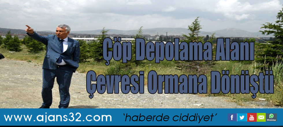Çöp Depolama Alanı Çevresi Ormana Dönüştü