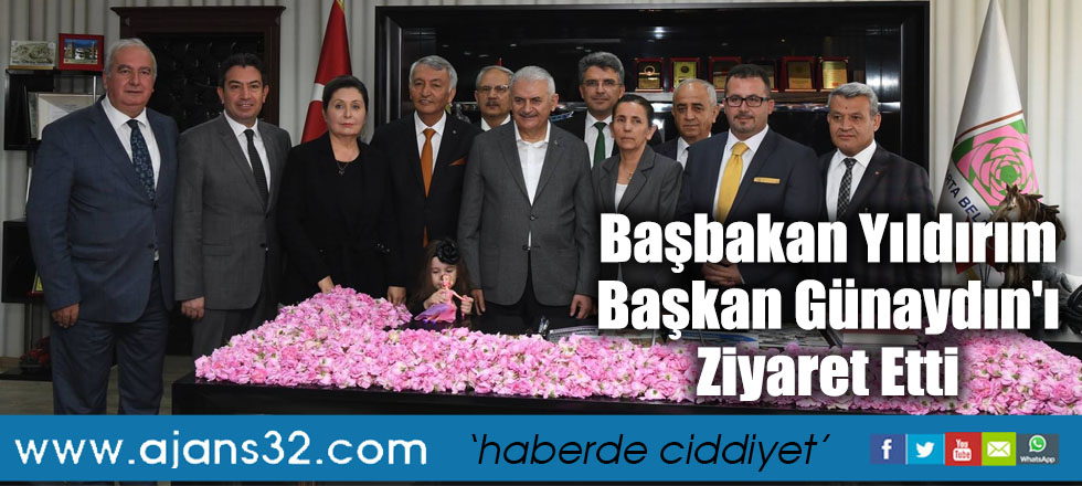 Başbakan Yıldırım Başkan Günaydın'ı Ziyaret Etti